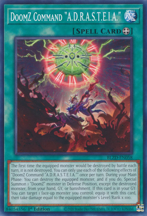 DoomZ Command "A.D.R.A.S.T.E.I.A." (BLZD-EN058)