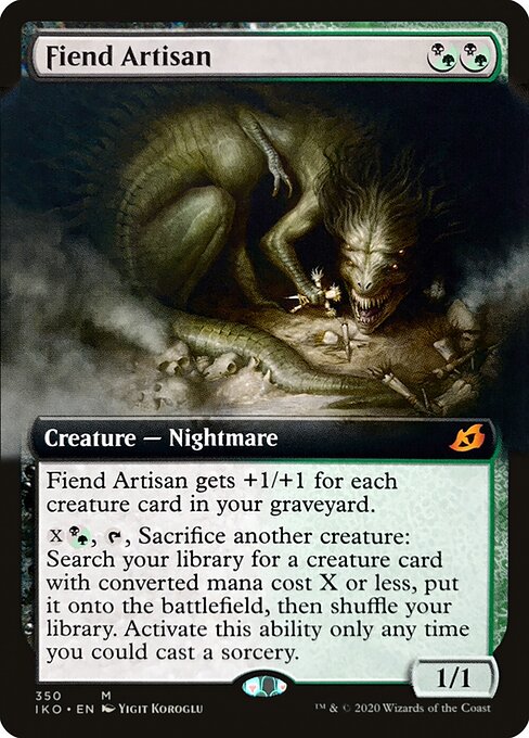 Fiend Artisan [#350 Extended Art] (IKO-M) Japanese