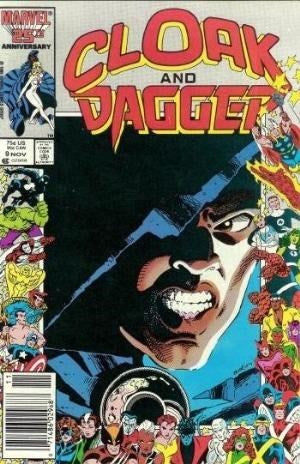 Cloak And Dagger (1985 Series) #9 (9.2) Marvel 25th Anniversary Frame