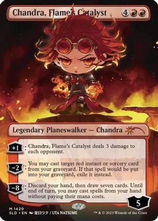 Chandra, Flame's Catalyst [#1420] (SLD-M-FOIL)
