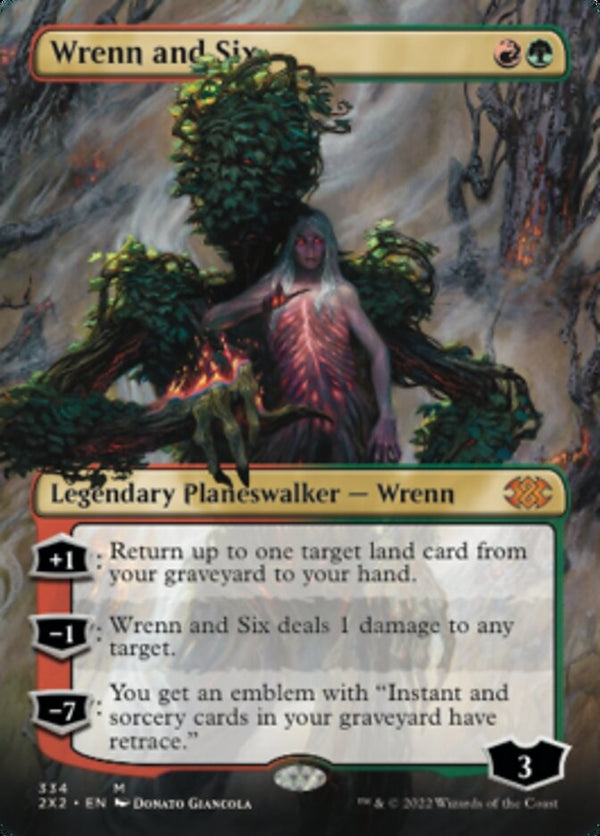 Wrenn and Six [#334 Alternate-Art Borderless] (2X2-M)