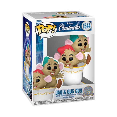 POP Figure: Disney Cinderella 75th Anniversary #1544 - Jaq & Gus Gus