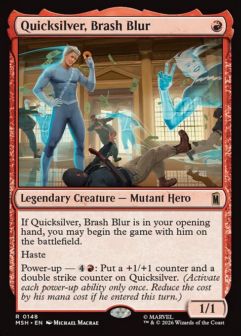Quicksilver, Brash Blur [ #0148 ] (MSH-R)