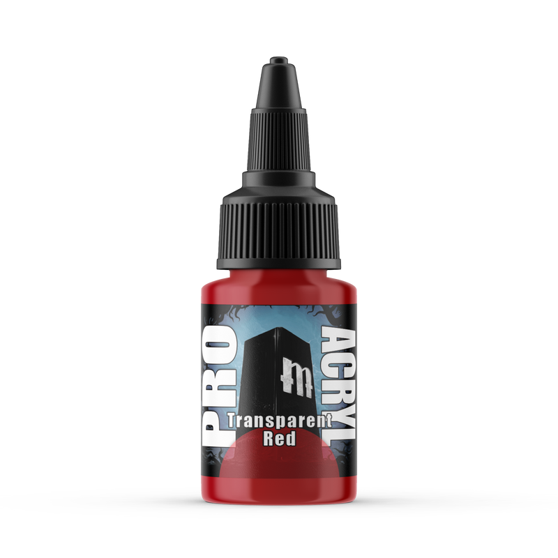 Monument Hobbies: PRO Acryl - 047 Transparent Red (22mL)