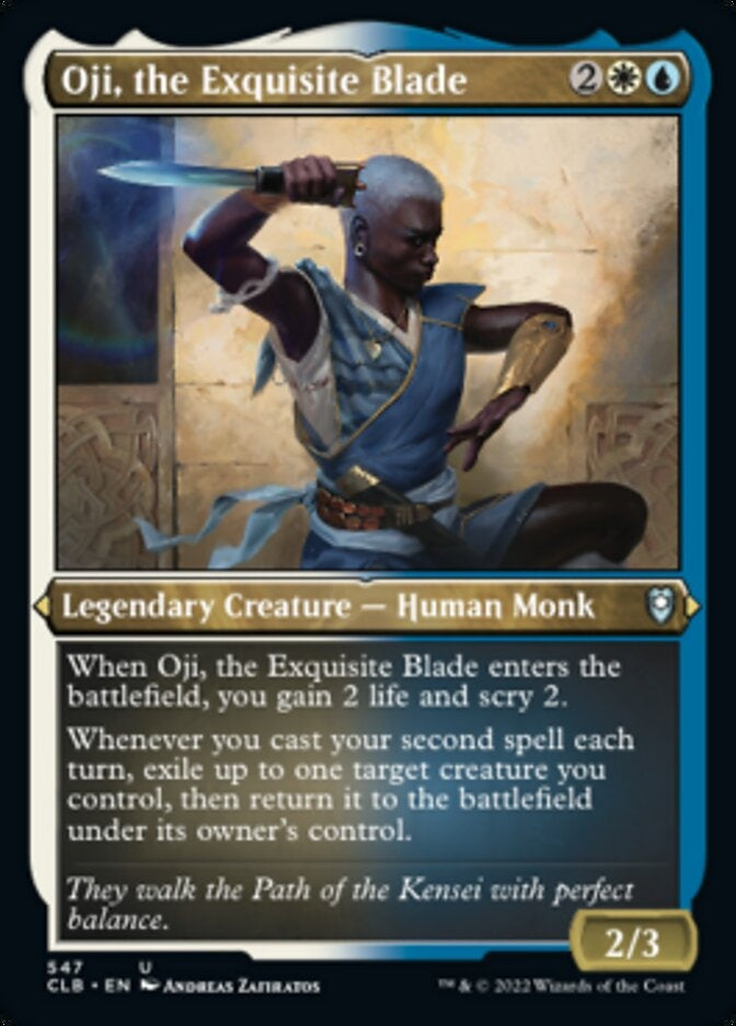 Oji, the Exquisite Blade [#547 Etched Foil] (CLB-U)