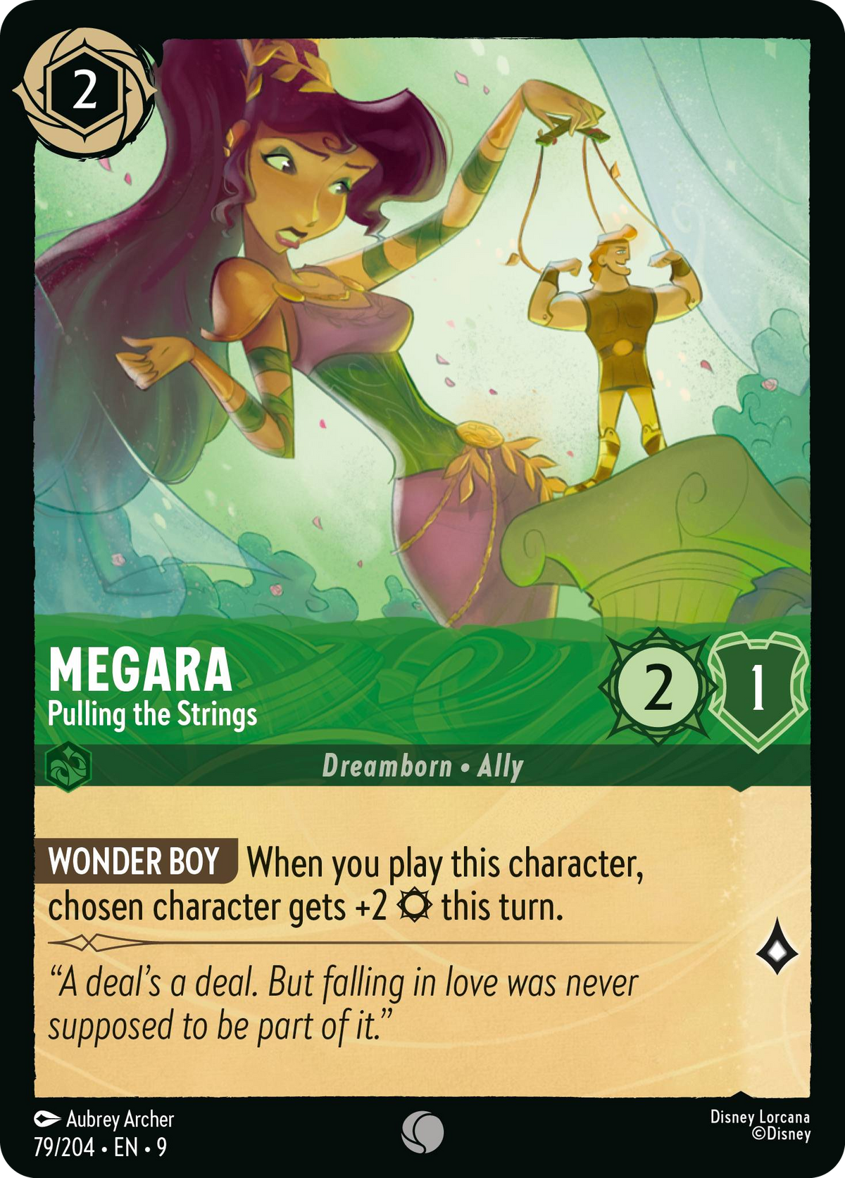 Megara - Pulling the Strings (079/204 - Fabled)  Common