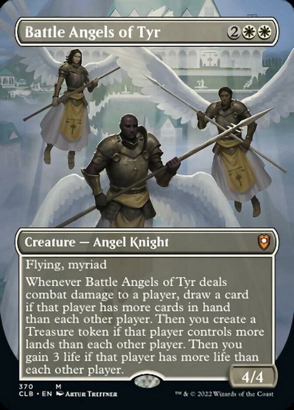 Battle Angels of Tyr [#370 Alternate-Art Borderless] (CLB-M)