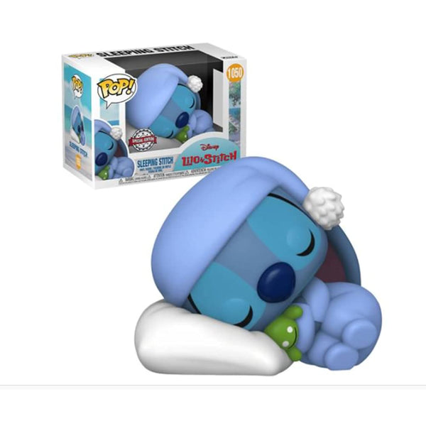 POP Figure: Disney Lilo & Stitch #1050 - Sleeping Stitch (Hot Topic Exclusive)