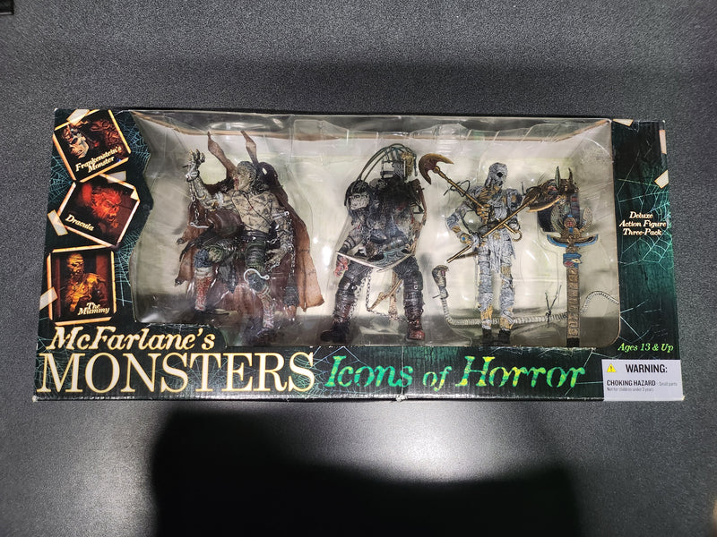 McFarlane Toys: Monsters Icons of Horror Deluxe Action Figure Three-Pack