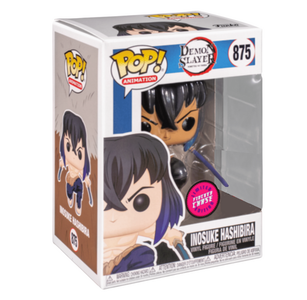 POP Figure: Demon Slayer #0875- Inosuke Hashibira (Flocked Chase Limited Edition) (CC Exclusive)