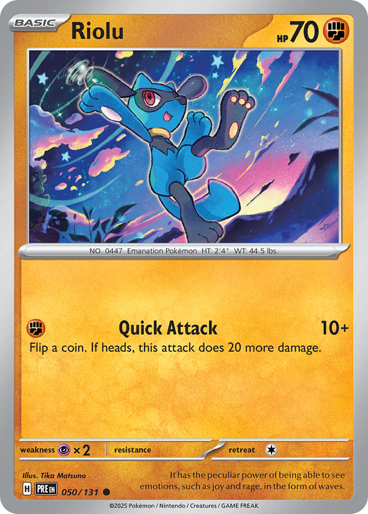 Riolu - 050/131 (PRE) Common - Near Mint