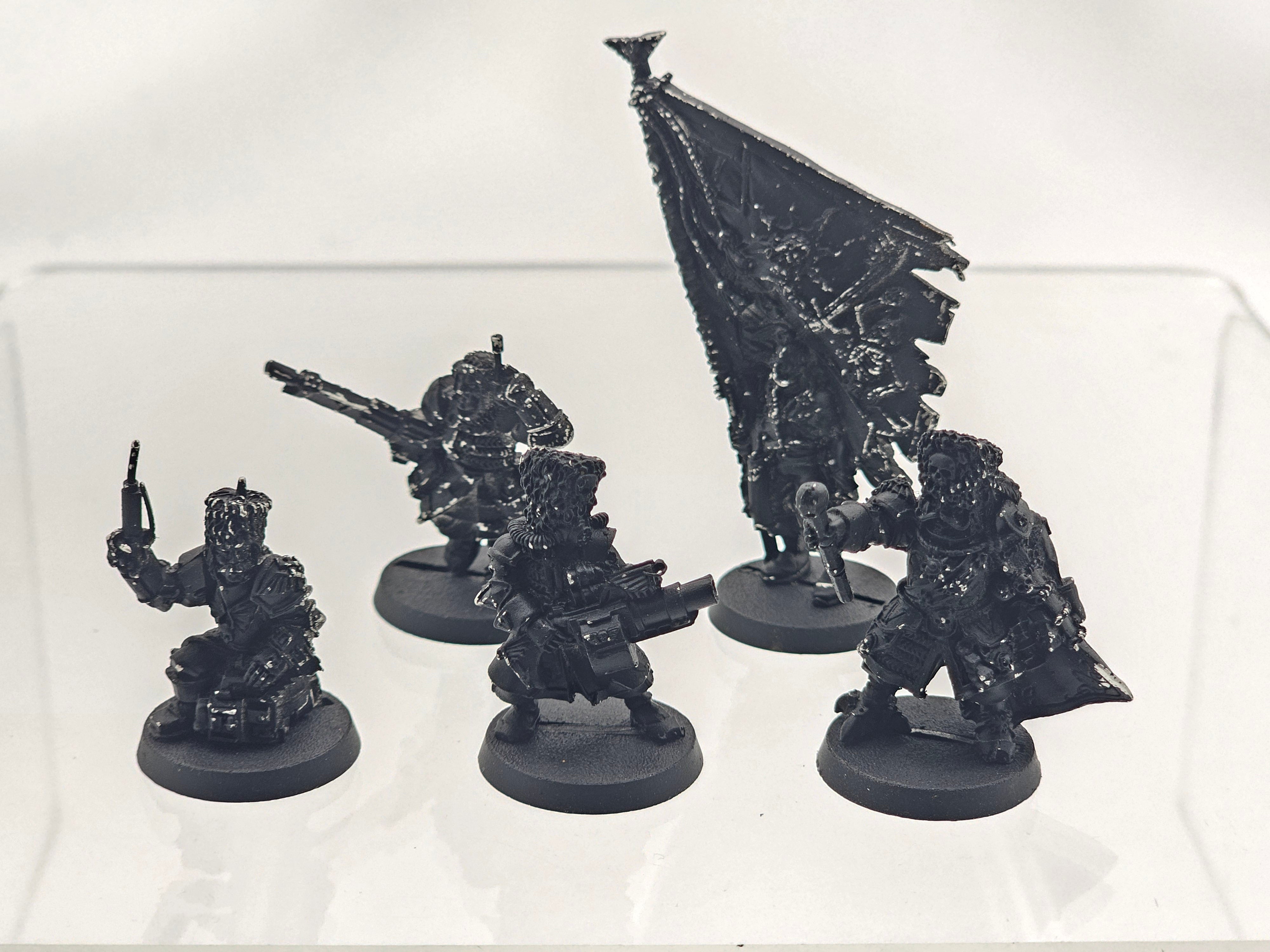 40k: Astra Militarum - Vostroyan Command Squad (Metal) (USED)