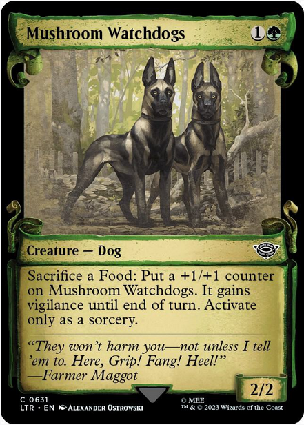 Mushroom Watchdogs [#0631 Showcase Scrolls] (LTR-C)