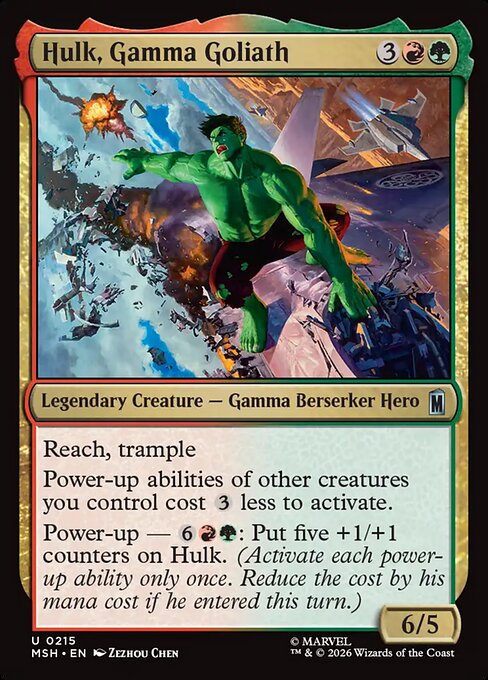 Hulk, Gamma Goliath [ #0215 ] (MSH-U)