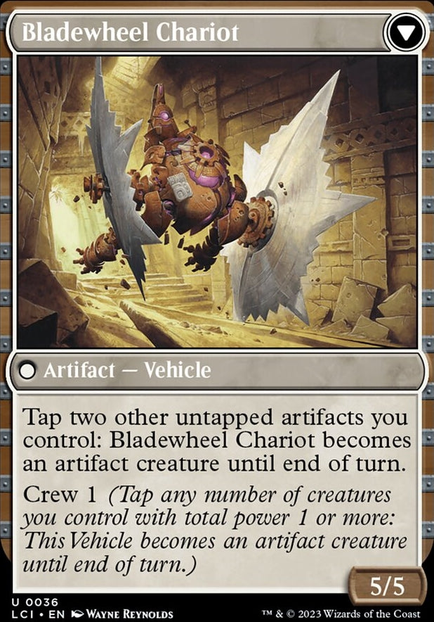 Spring-Loaded Sawblades // Bladewheel Chariot [#0036] (LCI-U)