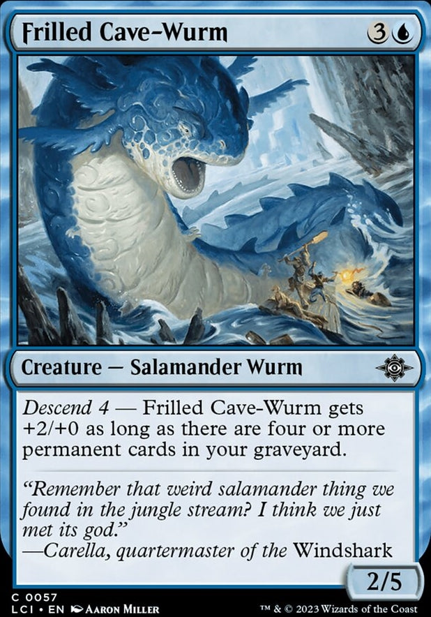 Frilled Cave-Wurm [#0057] (LCI-C)