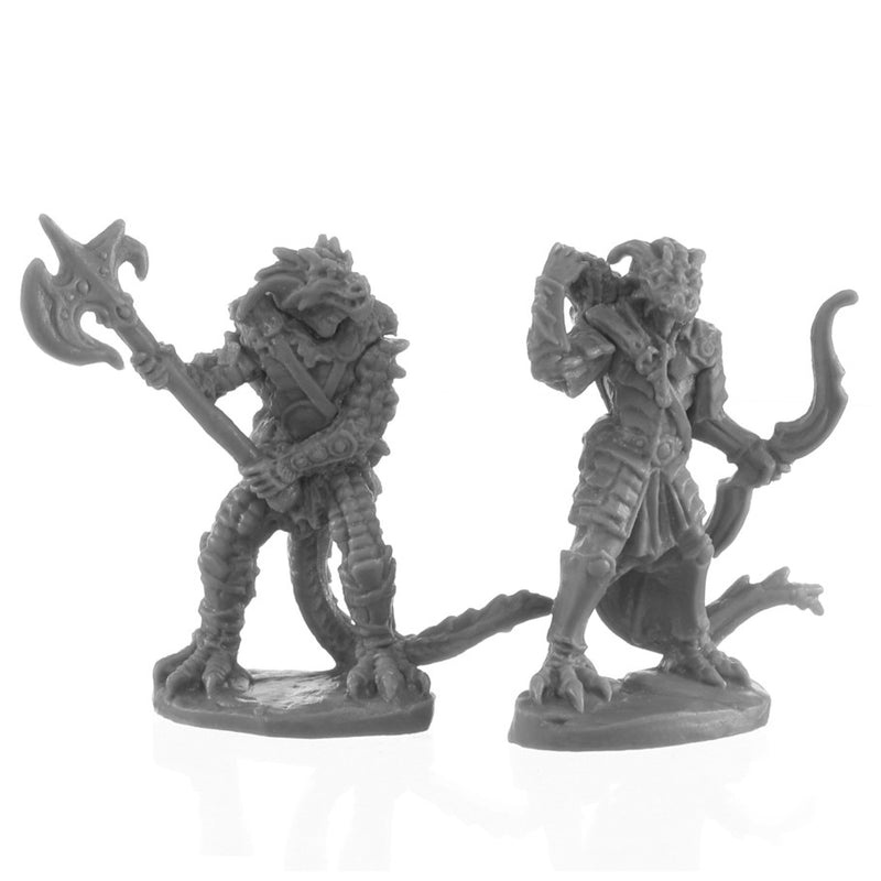 Bones Black 44146: Dragonfolk Fighter and Ranger