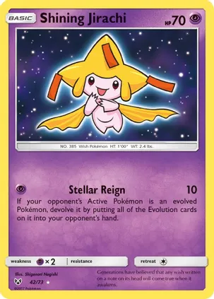 Shining Jirachi (42/73) Light Play