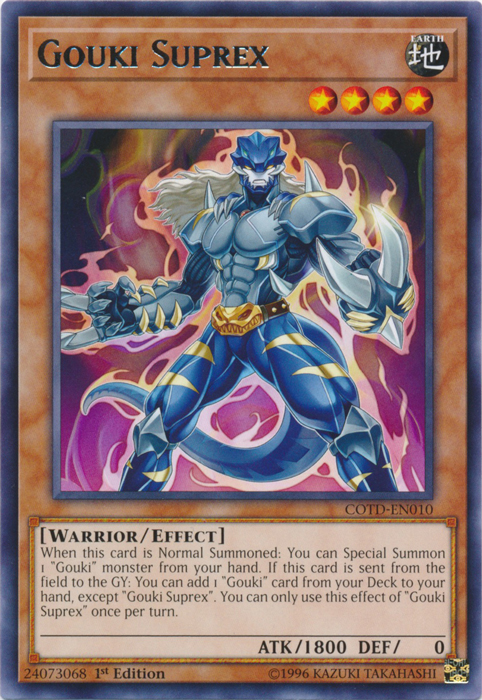 Gouki Suprex (COTD-EN010) Near Mint 1st Edition - Rare
