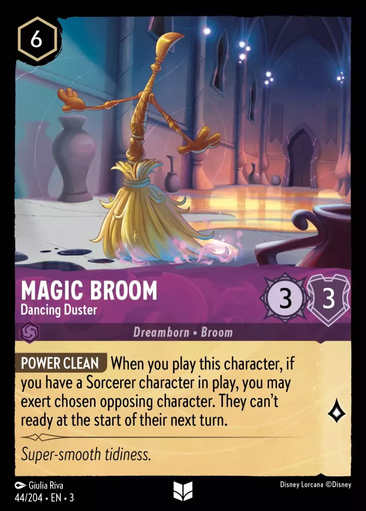 Magic Broom - Dancing Duster (Into the Inklands 044/204) Uncommon - Near Mint