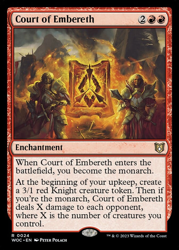 Court of Embereth [#0024 New Commander Cards] (WOC-R)