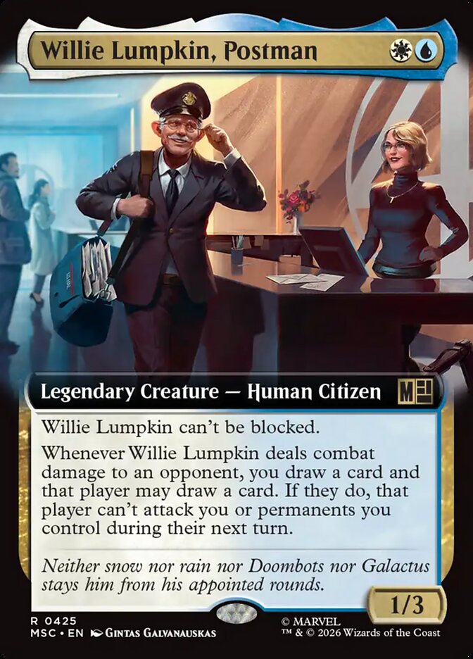 Willie Lumpkin, Postman [ #0425 Extended Art ] (MSC-R)