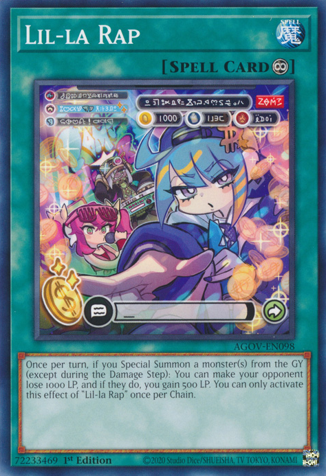 Lil-la Rap (AGOV-EN098) Common - Near Mint 1st Edition