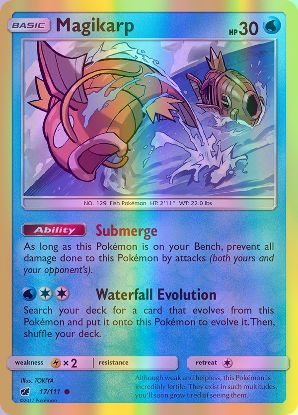 Magikarp - 017/111 (CIN) Common - Near Mint Reverse Holofoil