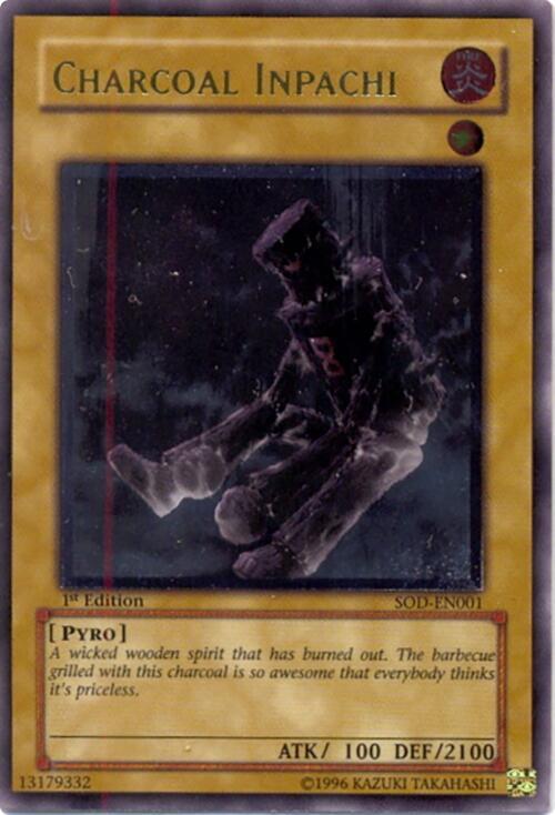 Charcoal Inpachi (SOD-EN001) Ultimate Rare - Limited Edition Light Play