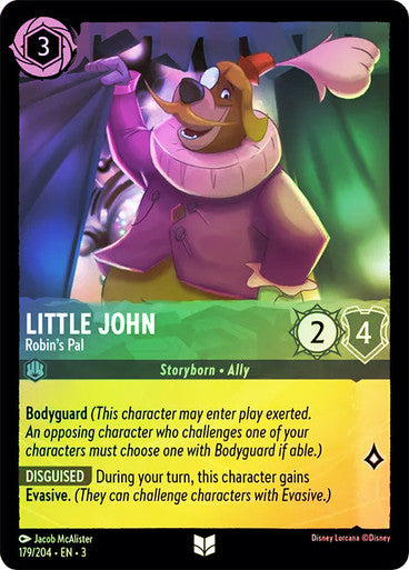 Little John - Robin's Pal (Into the Inklands 179/204) Uncommon - Near Mint Cold Foil