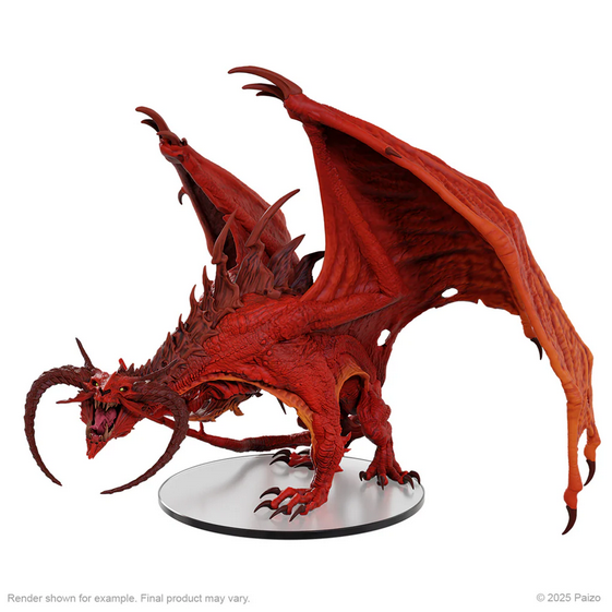 Pathfinder Battles: Pre-painted Diabolic Dragon Boxed Miniature