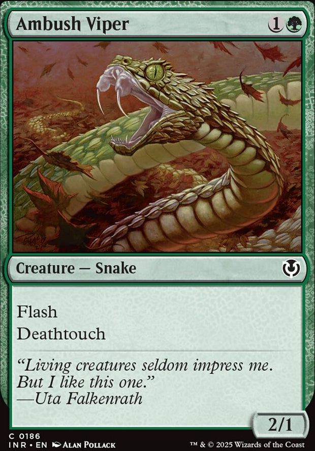 Ambush Viper [ #0186 ] (INR-C-FOIL)