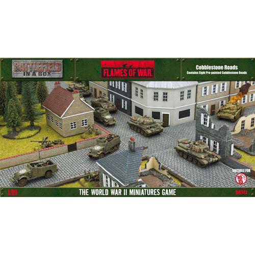 Flames of War: WWII: Battlefield in a Box (BB141) - Cobblestone Roads (Early / Mid / Late)