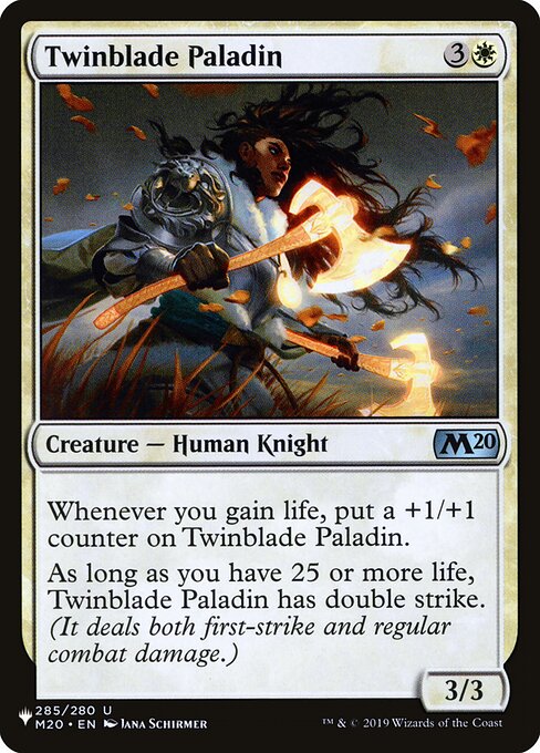 Twinblade Paladin (M20-U-LIST)