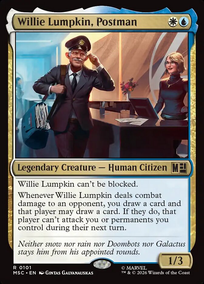 Willie Lumpkin, Postman [ #0101 ] (MSC-R)