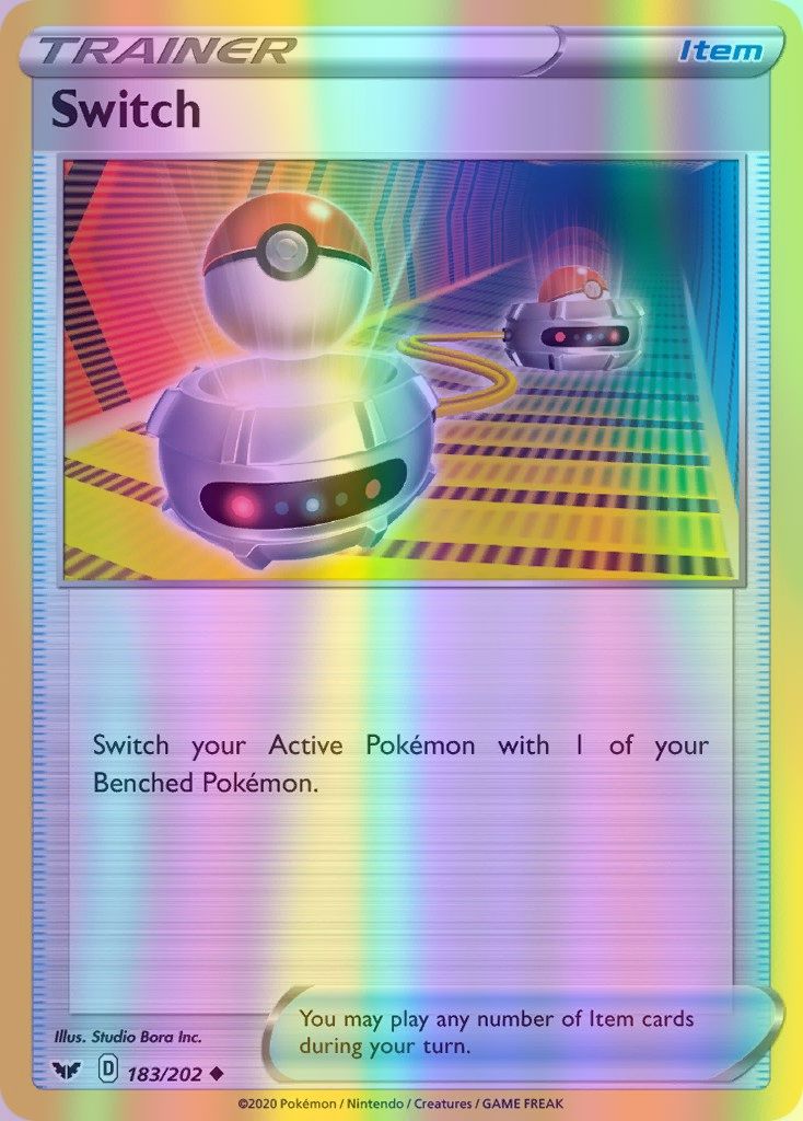 Switch - 183/202 (SWSH01) Uncommon - Near Mint Reverse Holofoil