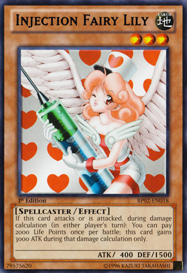 Injection Fairy Lily (BP02-EN018) Rare - Near Mint 1st Edition