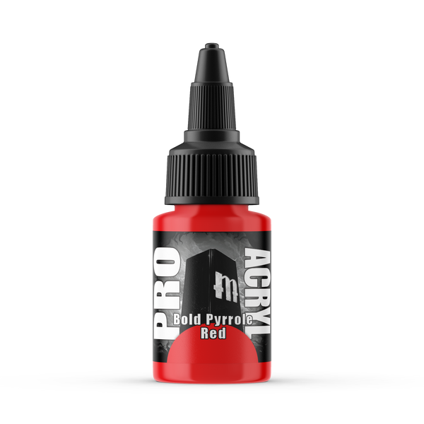 Monument Hobbies: PRO Acryl - 003 Bold Pyrrole Red (22mL)