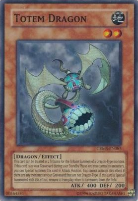 Totem Dragon (CRMS-EN085) Super Rare - Near Mint Unlimited
