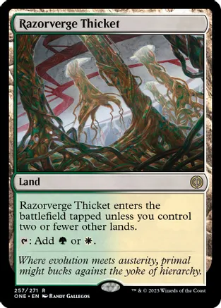 Razorverge Thicket (ONE-R-FOIL)