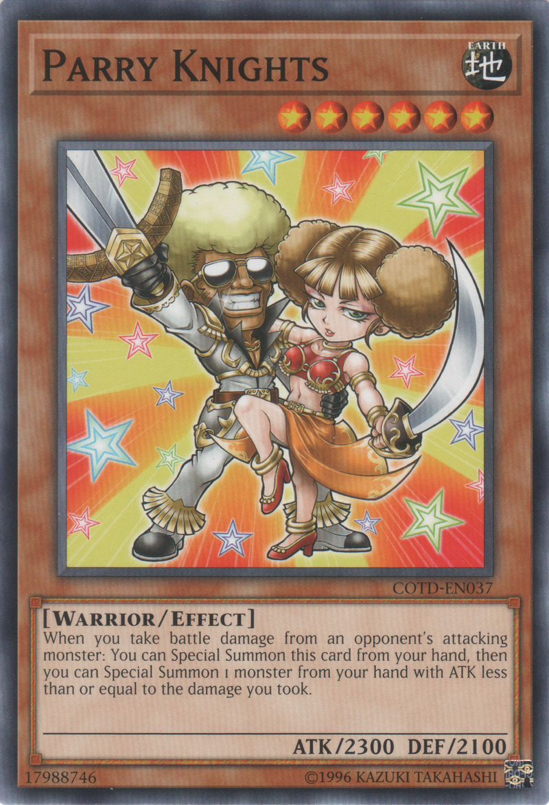 Parry Knights (COTD-EN037) Near Mint Unlimited - Common