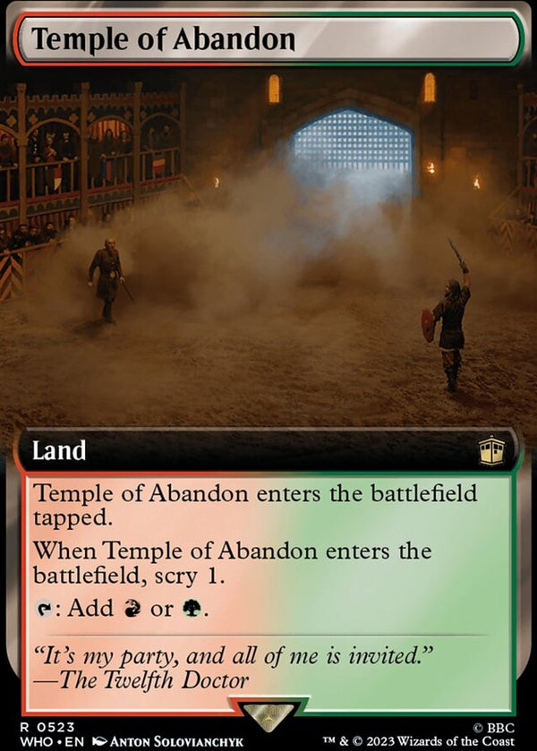 Temple of Abandon [#0523 Extended Art Reprint] (WHO-R)