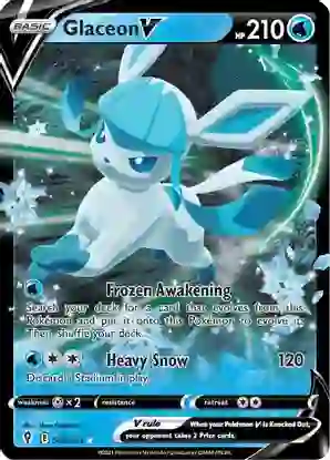 Glaceon V - 040/203 (SWSH07) Ultra Rare - Near Mint Holofoil