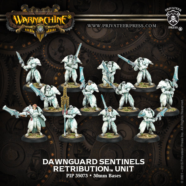 Warmachine: Retribution - Dawnguard Sentinels, Unit (12 Metal)