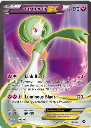 Gardevoir EX (111/114) Full Art Moderate Play