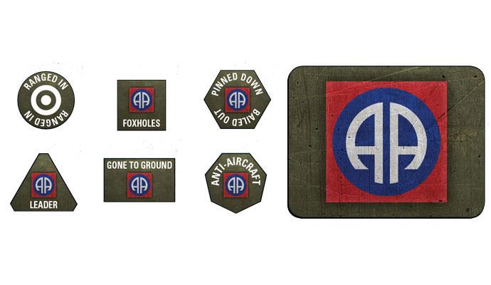 Flames of War: WWII: USA (US905) - 82nd Airborne Division Token