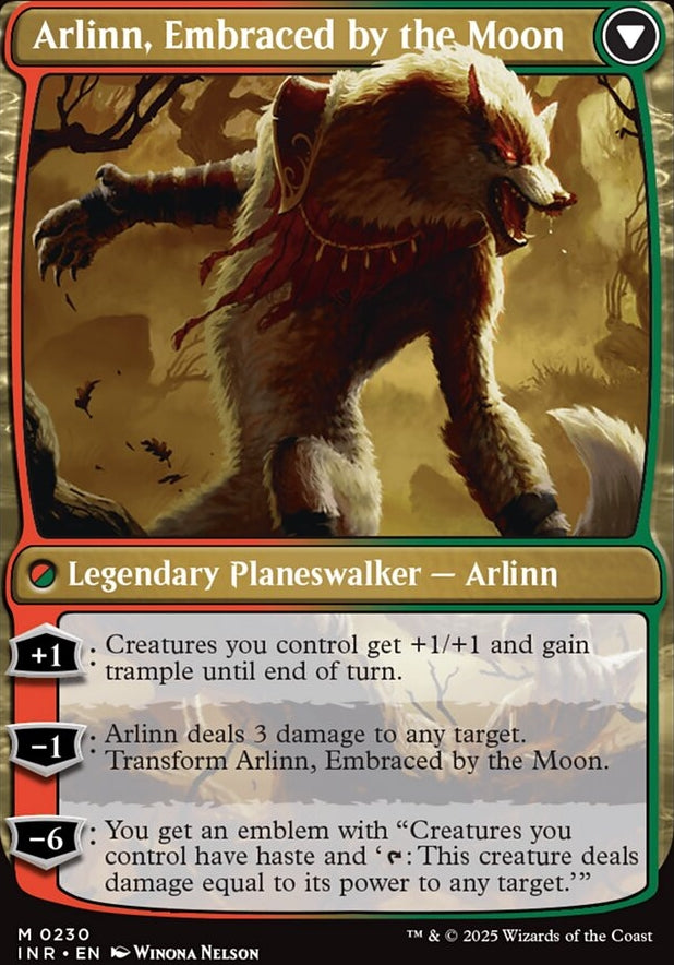 Arlinn Kord // Arlinn, Embraced by the Moon [ #0230 ] (INR-M-FOIL)