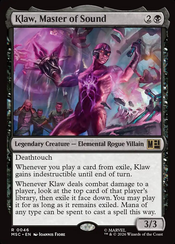 Klaw, Master of Sound [ #0046 Surge Foil ] (MSC-R)