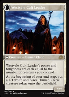 Hanweir Militia Captain // Westvale Cult Leader (SOI-R)