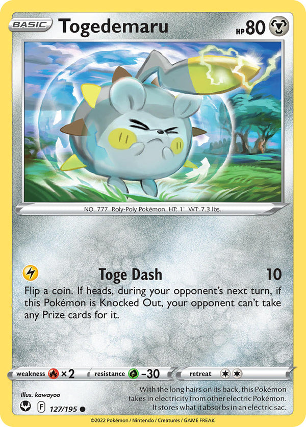 Togedemaru - 127/195 (SWSH12) Common - Near Mint